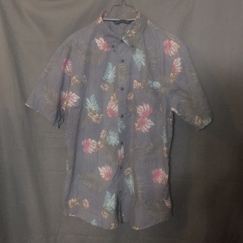 Men’s Siphon Large Short Sleeve Button Down Hawaii